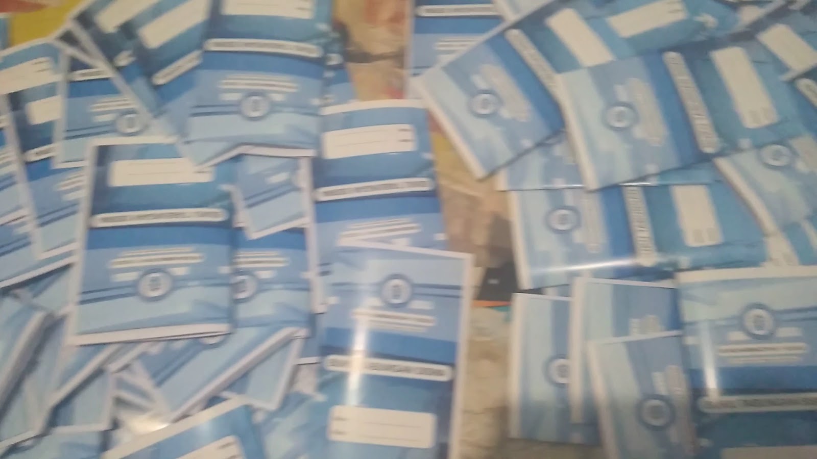 Amplop nama hasil cetak