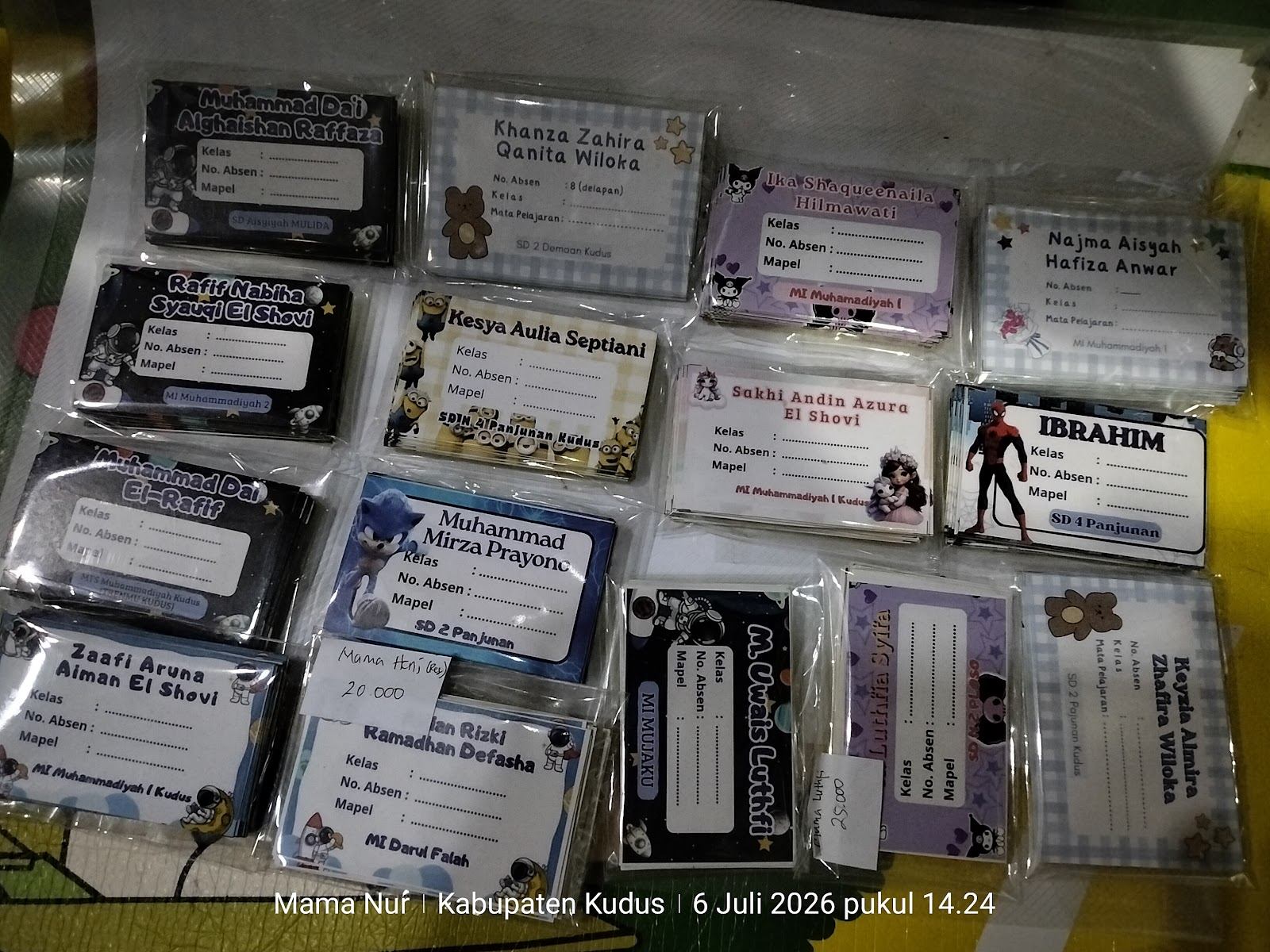 Hasil cetak siap serah terima